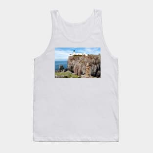 A cairn built near Neist Point Lighthouse on Isle of Skye, Scotland Tank Top